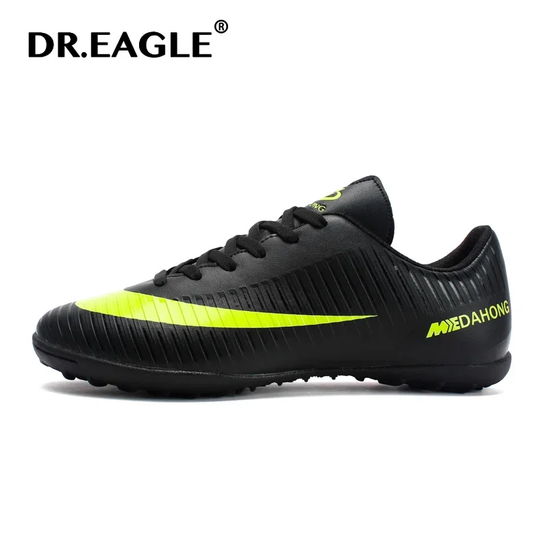 DR.EAGLE Hot Professional Men Kids Turf Indoor Soccer Shoes Cleats Original Superfly Futsal Football Boots Sneaker Men Chaussure