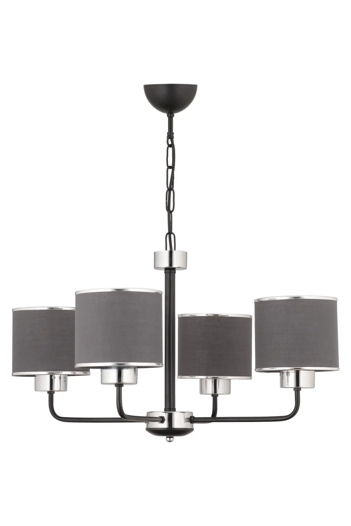 DOLBOVI Lisa 4-piece Modern anthracite hat pendant chandelier