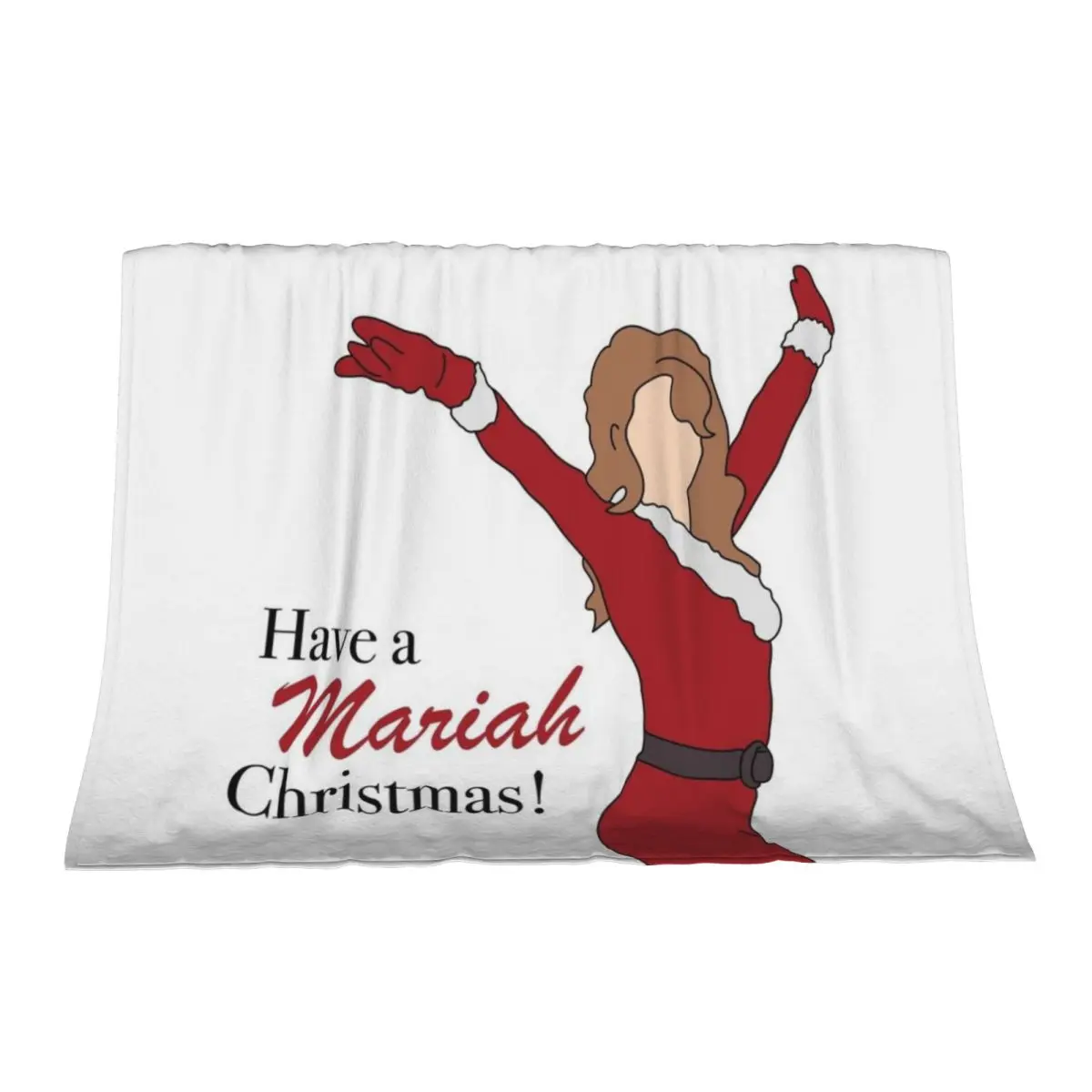 

Have A Mariah Christmas ! Throw Blanket funny gift Decorative Throw Plaid on the sofa Decorative Sofas Blankets
