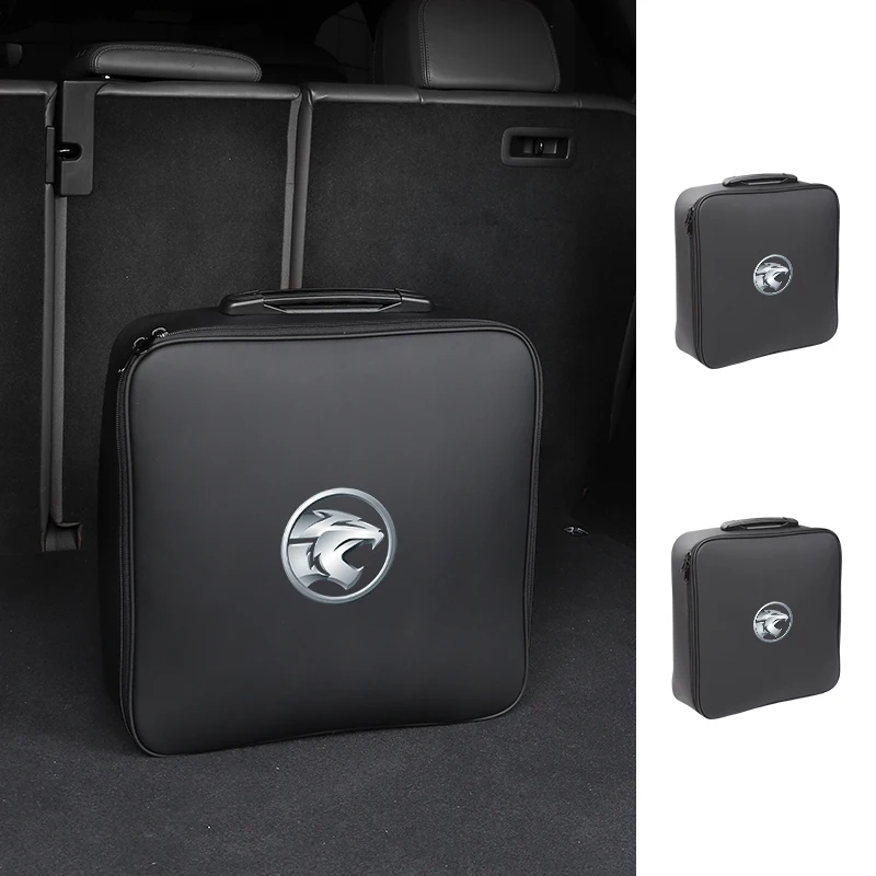EV Car Charging Cable Storage Box Electric Vehicle Charger Cables Carry Bag For Proton Exora Iriz R3 Wira Saga Satria Magma X50