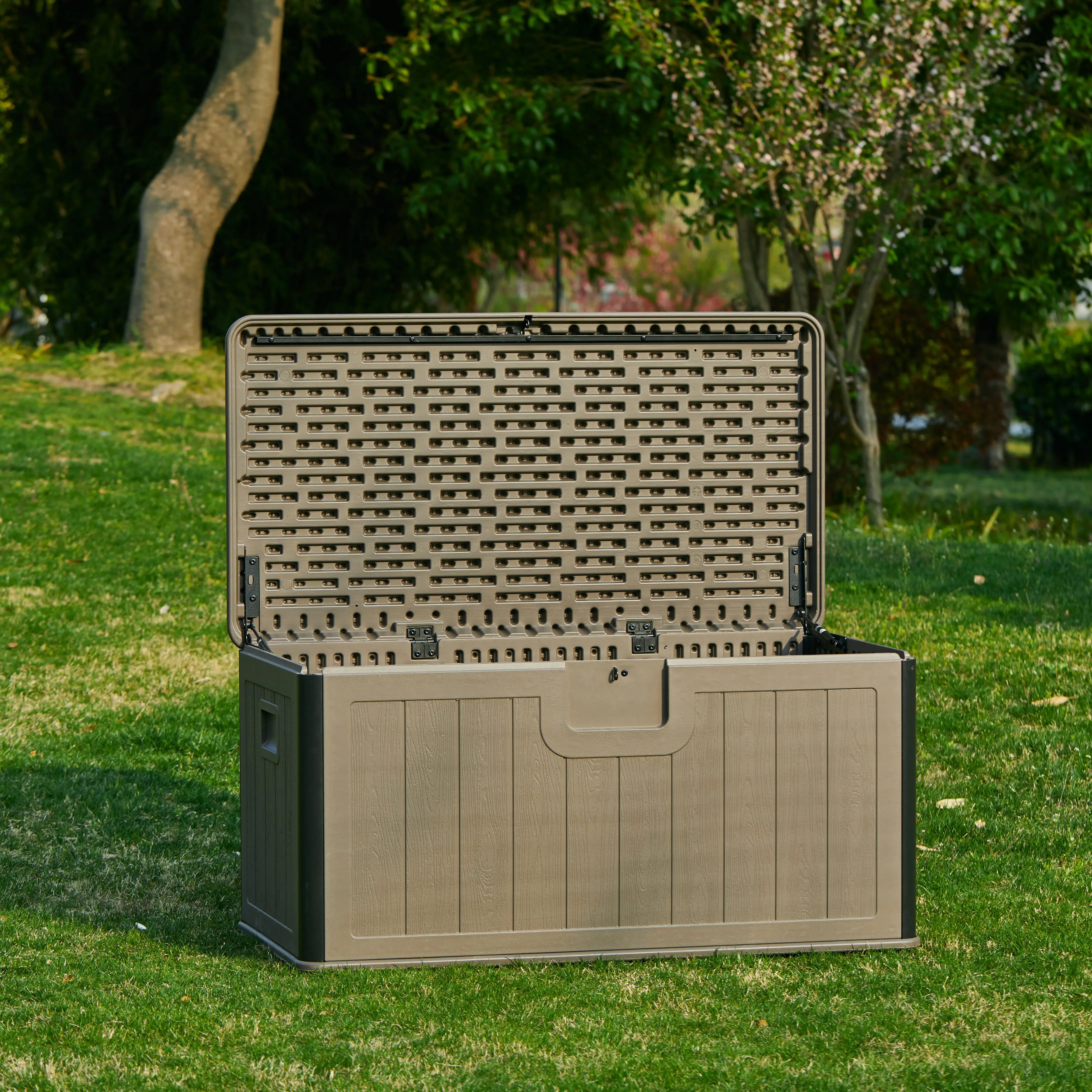 Durable 130cm Modern HDPE Storage Box Outdoor Garden Container for Efficient Storage
