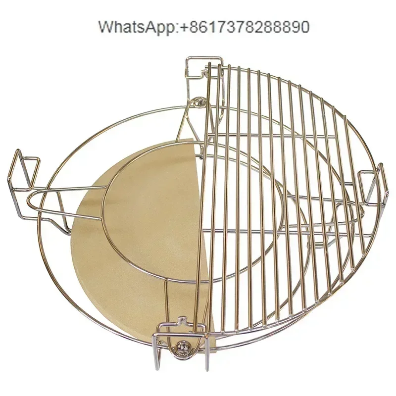 Divide And Conquer Cooking System For 16/18/21/23/26 Inch High Quality Round Kamado BBQ Grill Accessories