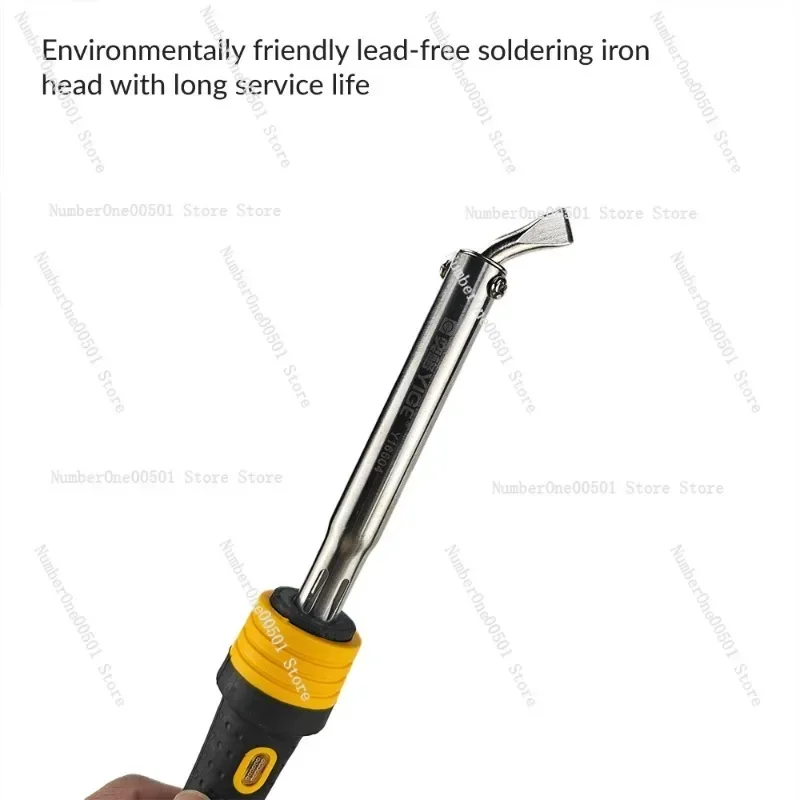 80W External Heating Long-life Industrial Grade High Temperature Lead-free Pipe Bend Electric Iron Household Repair Welding Tool