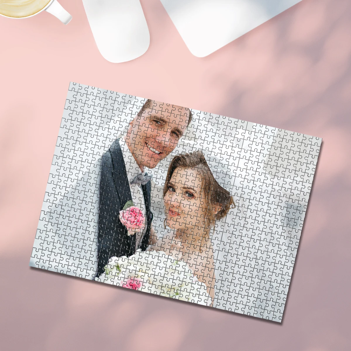 35/150/300/500/1000 قطعة شخصية مخصصة صور لغز صور الزفاف بازل قطع مخصص لتقوم بها بنفسك شخصية صور الألغاز