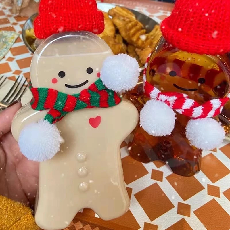 أكواب عيد الميلاد كوب جمالي أدوات الشرب أكواب القهوة الباردة زجاجة ماء كوب القهوة المثلج زينة عيد الميلاد نافيداد قوسوتر قنبلة كيه كيه #5