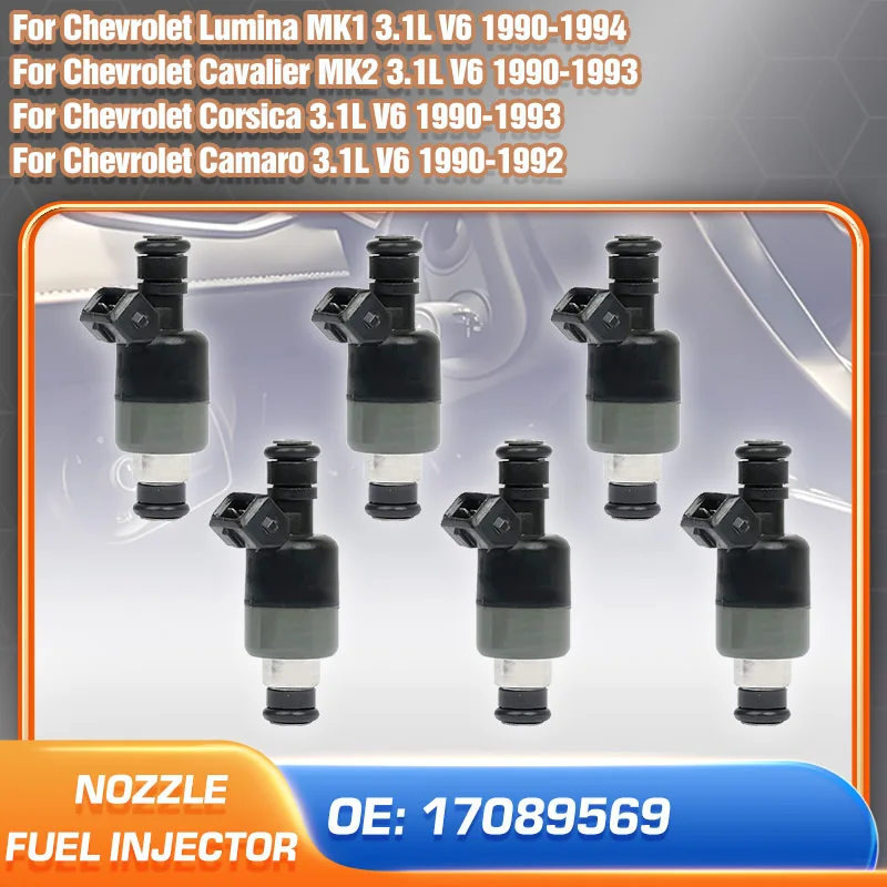 

Car Fuel Injector Nozzle For Chevrolet Lumina Chevrolet Cavalier Chevrolet Corsica Chevrolet Camaro 3.1L V6 1990-1994 17089569