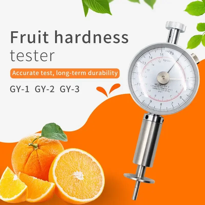 Portable Fruit Hardness Tester GY-1 GY-2 GY-3 Sclerometer Durometer Penetrometer for Apple Pear Banana Grapes Oranges