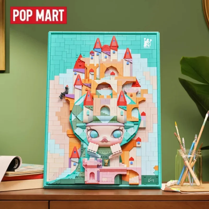 

Новая серия POPMART Molly к 20-летию: Коллекционная картина-пазл Lost Tricera Tops, 1836 деталей, декор для дома, подарок на день рождения