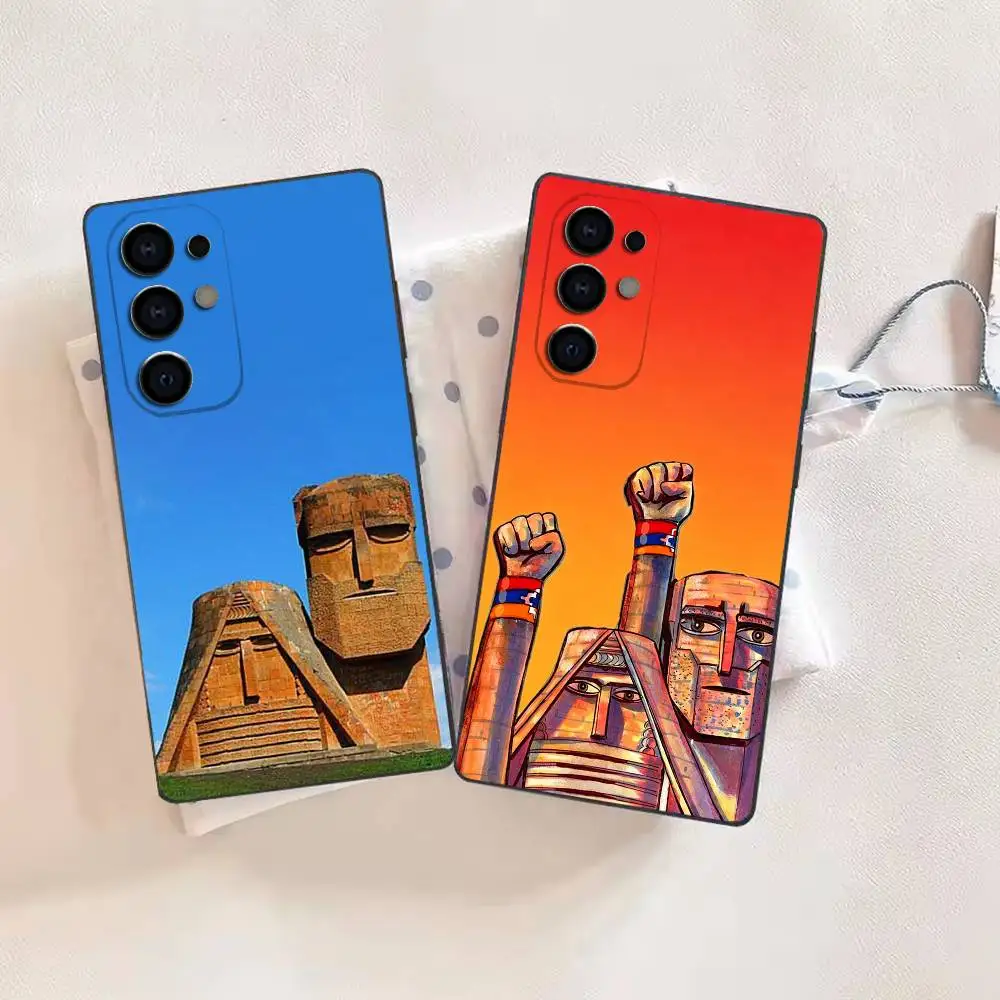 Armenian Dedo Babo A-Artsakh Soft Black Phone Case for Samsung  S26,25,24,21,22,21,20,10,9,8,7,6Ultra,Plus,Fe, Lite