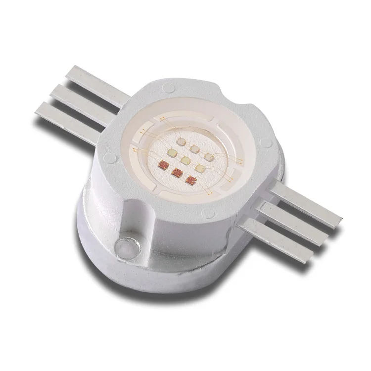 10W High Power RGB  LED Chip  LED integrated light source full-color 30mil LED lamp beads; For 10 Watt Stage Light