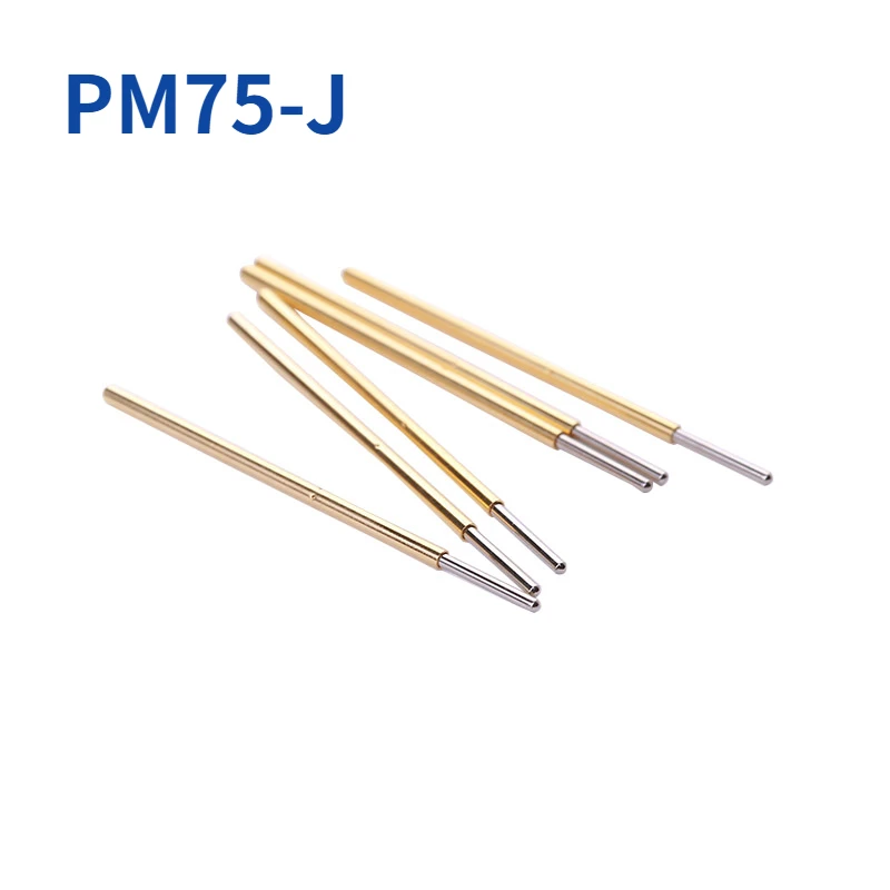 

100PCS Spring Test Probe PM75-J1 Small Round Tip Needle Tube Outer Diameter 1.02mm Length 27.8mm for Circuit Board Testing