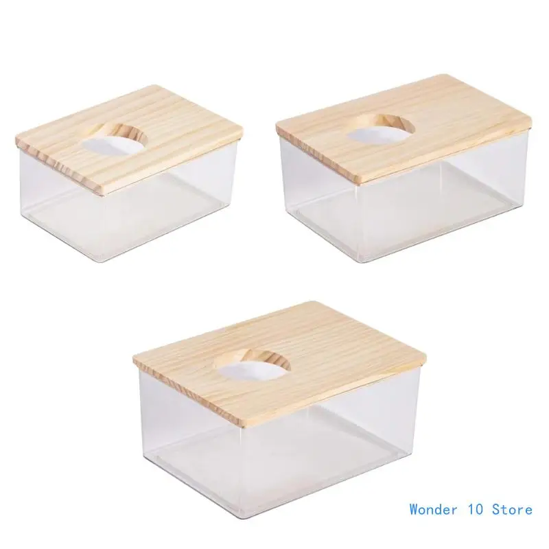 

Hamster Sand Bath Container Squirrels Small Pet Sand Bath Shower Room Transparent Sand Bath Box Gerbils Habitat Décors