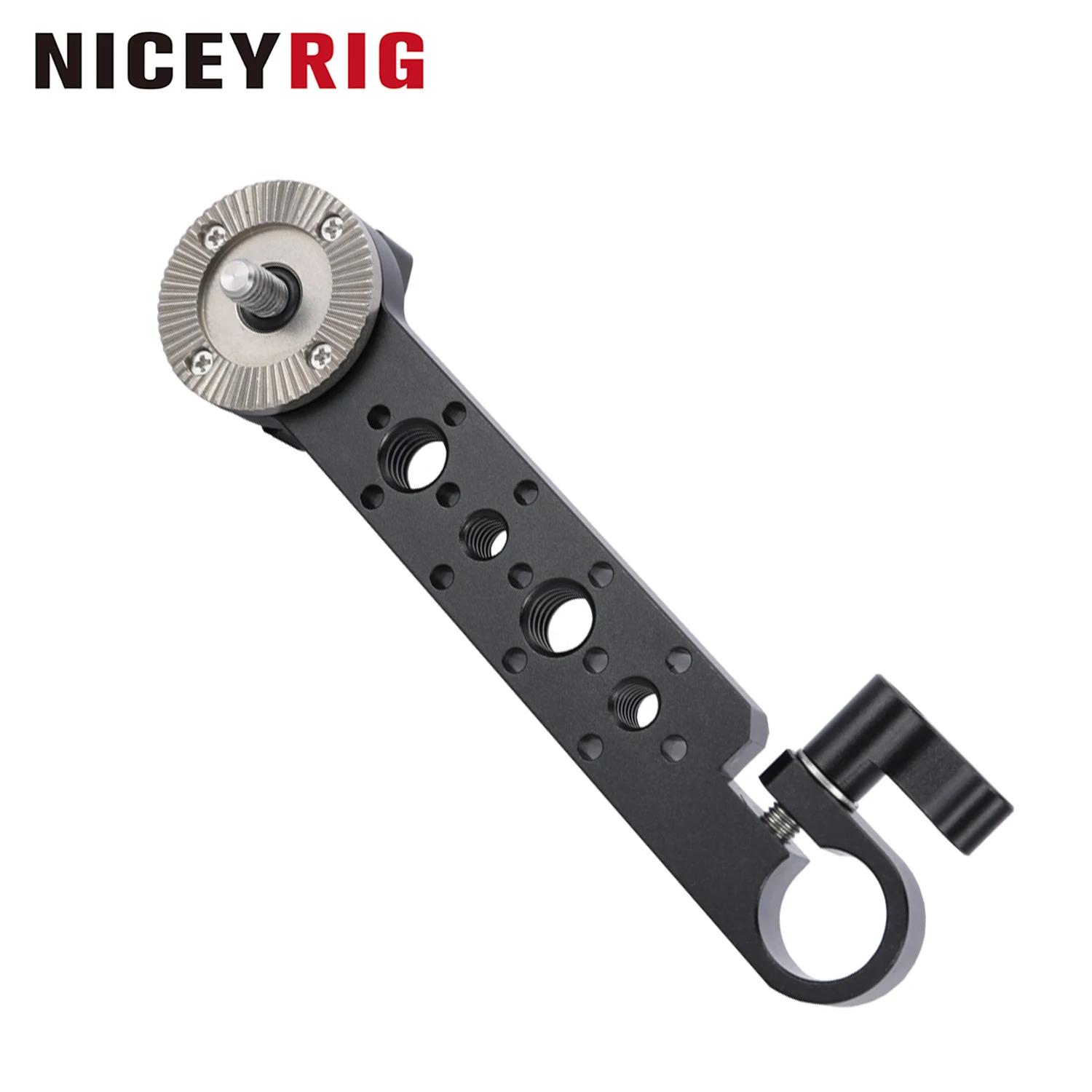 

NICEYRIG Rosette Mount Extension Arm to 15mm Single Rod Holder EVF Mount for ARRI M6 Thread Rosette Accessories