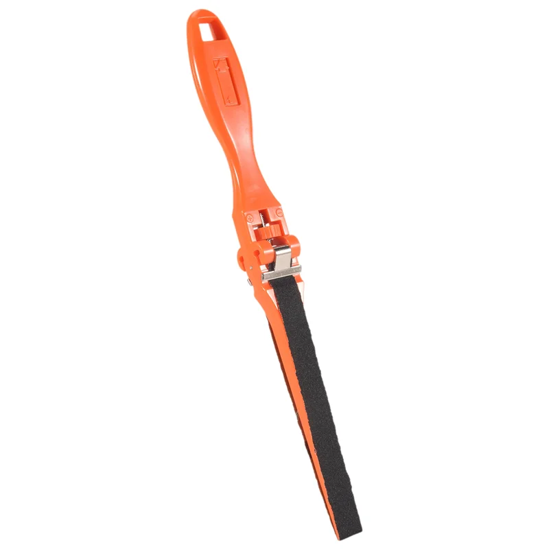 AA63 HOT 2Pcs Sandpaper Wood Carving Sandpaper Ruler Plastic Jewelry Polishing Tool Abrasive Rod Grinding Rod Holder