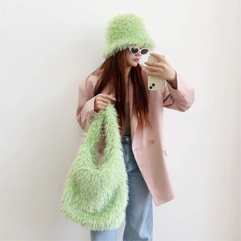 حقيبة كتف قطنية جديدة بتصميم حلوى الماكرون سعة كبيرة على الطراز الكوري حقيبة عصرية للصيف حقيبة تحت الذراع أنيقة #4