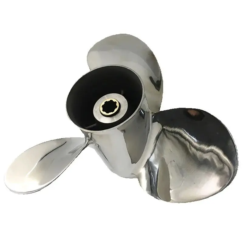 

Captain Propeller 9 1/4x10 Fit Yamaha Outboard Engines 9.9 HP 15HP F15 F20 Stainless Steel 8 Tooth Spline RH 63V-45942-00-EL