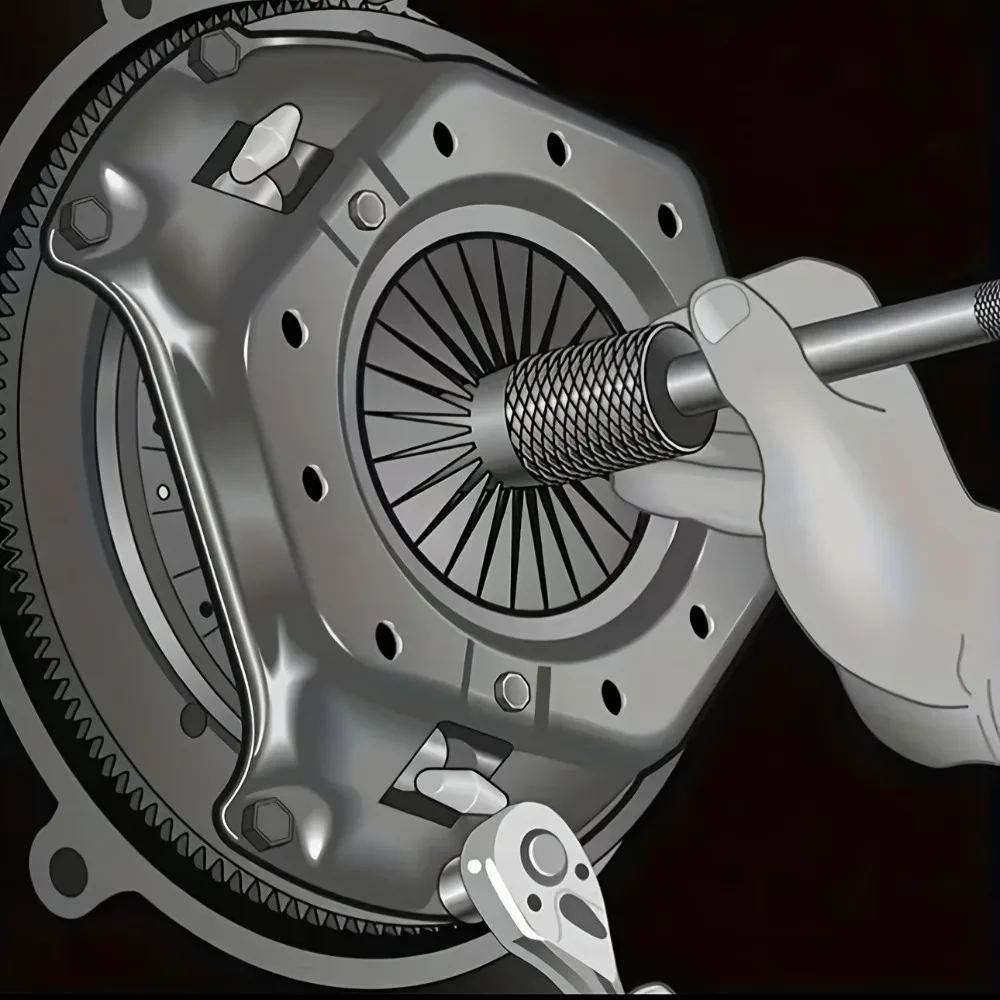 10-teiliges universelles Kupplungs-Ausrichtungswerkzeug-Set, Kupplungs-Ausrichter & Lochkalibrierungswerkzeuge, 8 Spannzangen 11-25mm für die Kupplungsreparatur am Auto – Detail 3