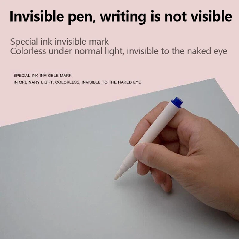 1pc Monochrome UV Invisible Highlighter Creative Ultraviolet Magic Ink Pen For Kids Party Favors Ideas Gifts Novelty Toy