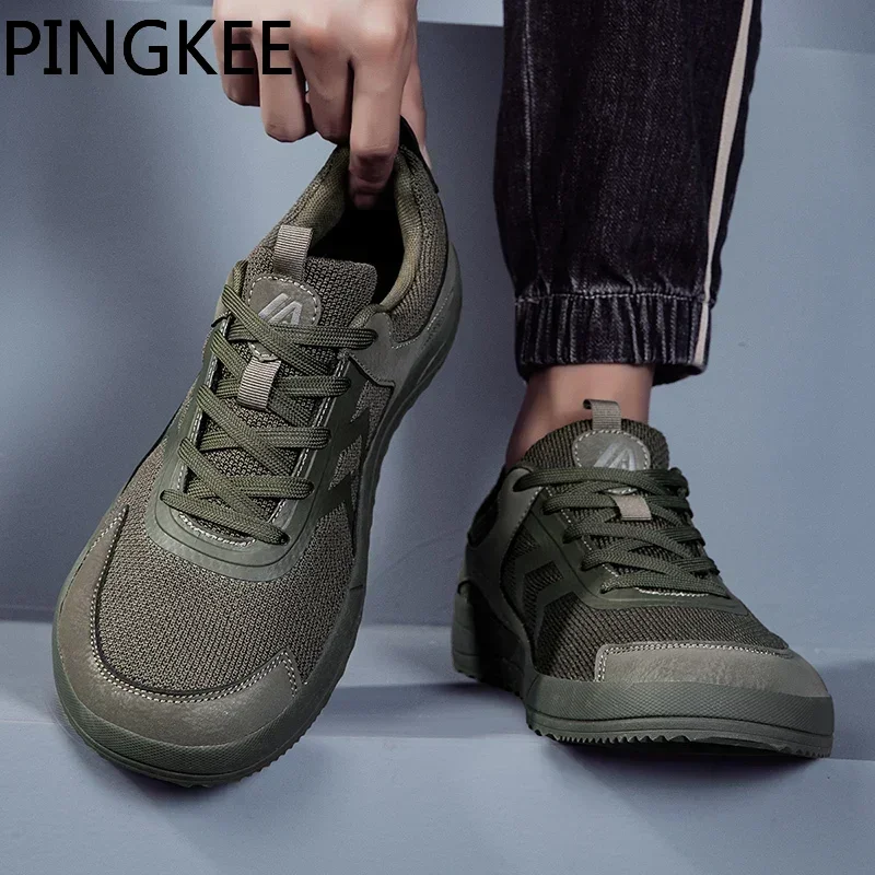 PINGKEE VENOCON Minimalist Wide ToeBox Feet Barefoot Athletic Winter Casual Shoes Sneakers Footwear Men Women Nose Man Boots