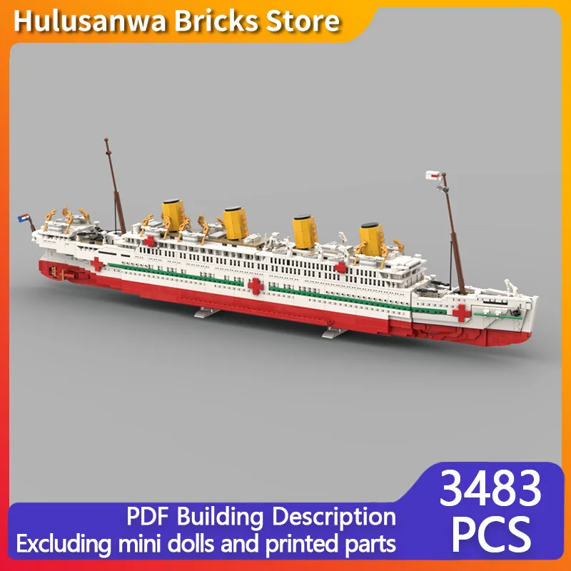 

Британский круизный корабль MOC, строительные кирпичи, военное оборудование, модульные технологии, подарки, праздник, сборка, детские игрушки, костюм