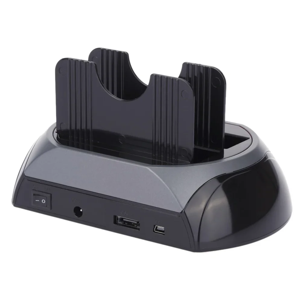 Dual Bay Hard Drive Docking Station, gabinete para Win 7, 98, 98, 98, SE, ME, 2000, XP, VISTA, HDD, 2,5 ", 3,5"