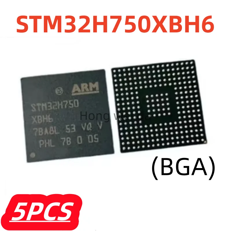 5Pcs/lot 100% New STM32H750XBH6 TFBGA-265 ARM Cortex-M7 32-bit Microcontroller MCU Original