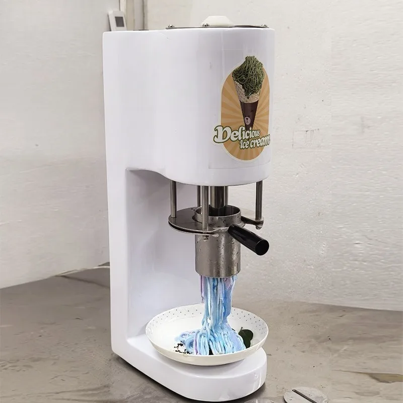 

Commercial Spaghetti Ice Cream Machine Hard Ice Cream Noodle Press 110V 220V