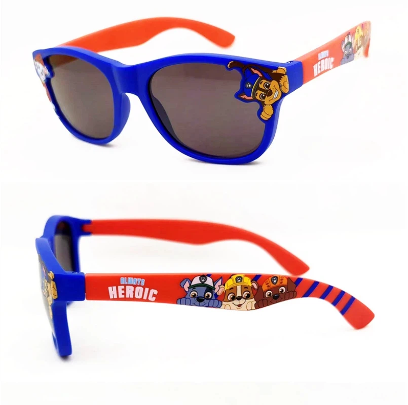 Paw Patrol Chase Rubble Kids Eyewear Light Tinted UV Protection Eye Glasses Cartoon Silicone Flexible Outdoor Summer Cosplay view 3
