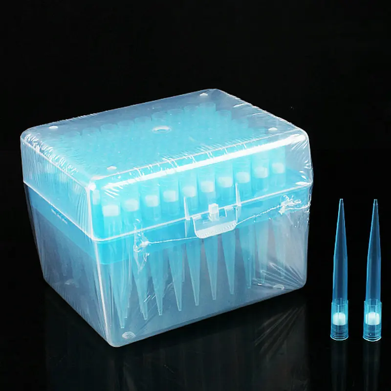 

Laboratory 10ul to 10ml PP Pipettor tips with Filter cores Pipette noozle Box Experiment Tool