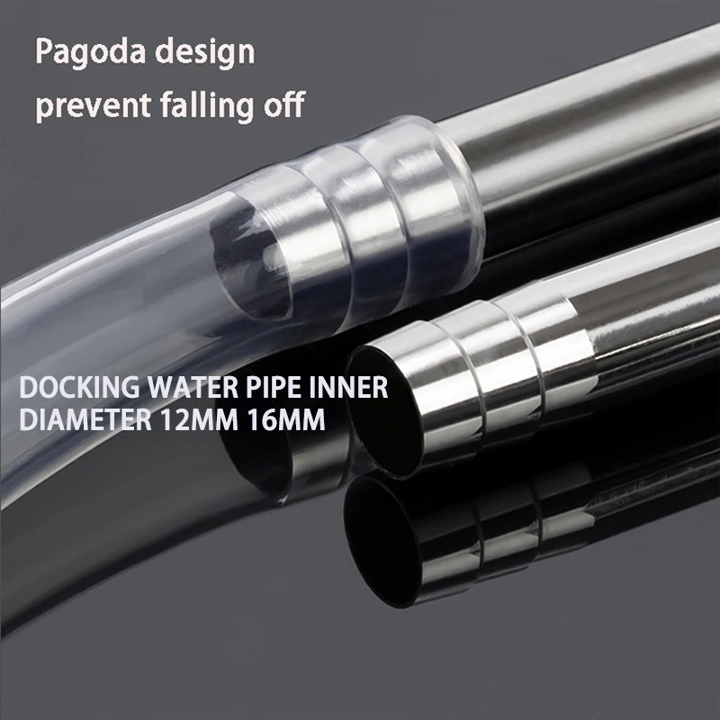 ZRDR Fish tank filter tube filter Aquarium external 304 stainless steel inlet and outlet Oil removal film filter accessories