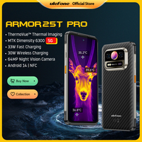 Ulefone Armor 25T Pro 5G  Thermal Imaging Rugged Phone  Android 14 33W 64MP Night Vision Mobile Phone NFC Waterproof Smartphone