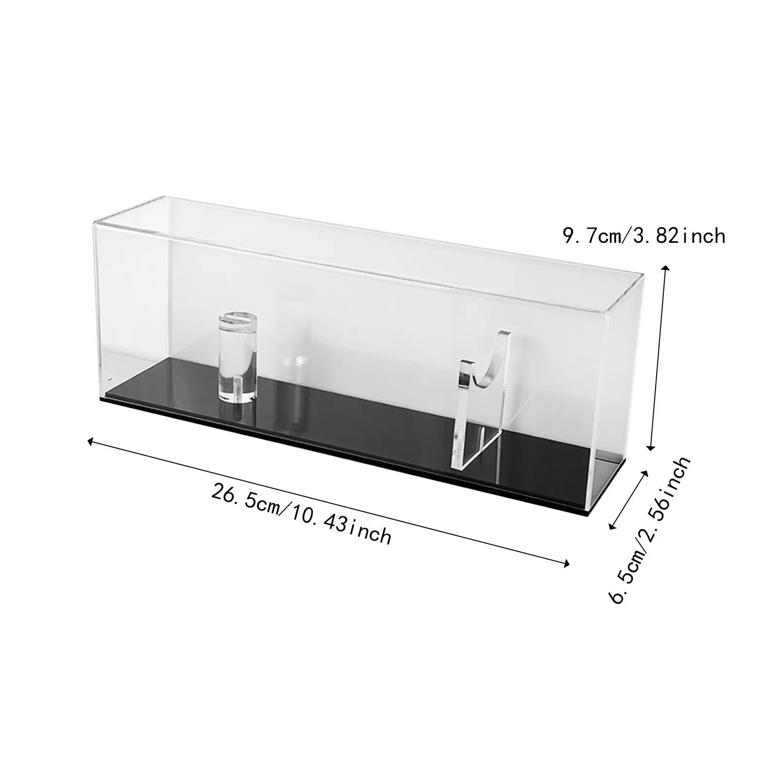 Organisatiestandaard voor mesvitrine van acryl voor kantoren, tafeltentoonstellingen