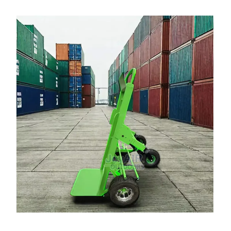 

Large Load Capacity Inflatables Folding Storage Trolley Cart Platform Folding Hand Truck Manual Dolly With Brake