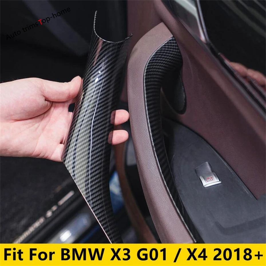 

Armrest Container Door Storage Box Case Panel Decor Handle Strips Cover Trim Fit For BMW X3 G01 / X4 2018 - 2023 Car Accessories