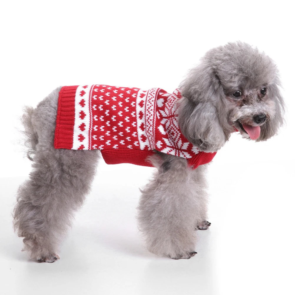

Christmas Dog Sweater Pet Clothes Winter Knitted Long Dachshund Costume Warm Stylish Pet Winter Clothes Dog Sweater