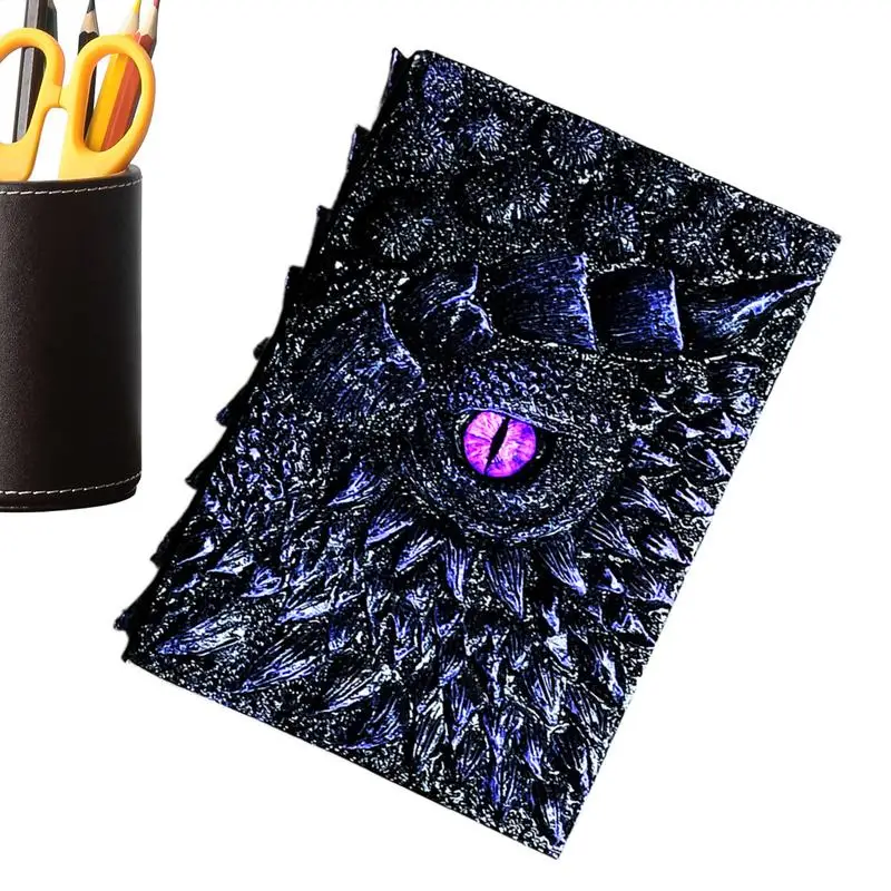 Dragon Eye Embossed Journal Multifunctional Writing Notebook Embossed Writing Journal For Dragon Lovers Hardcover Travel Notepad