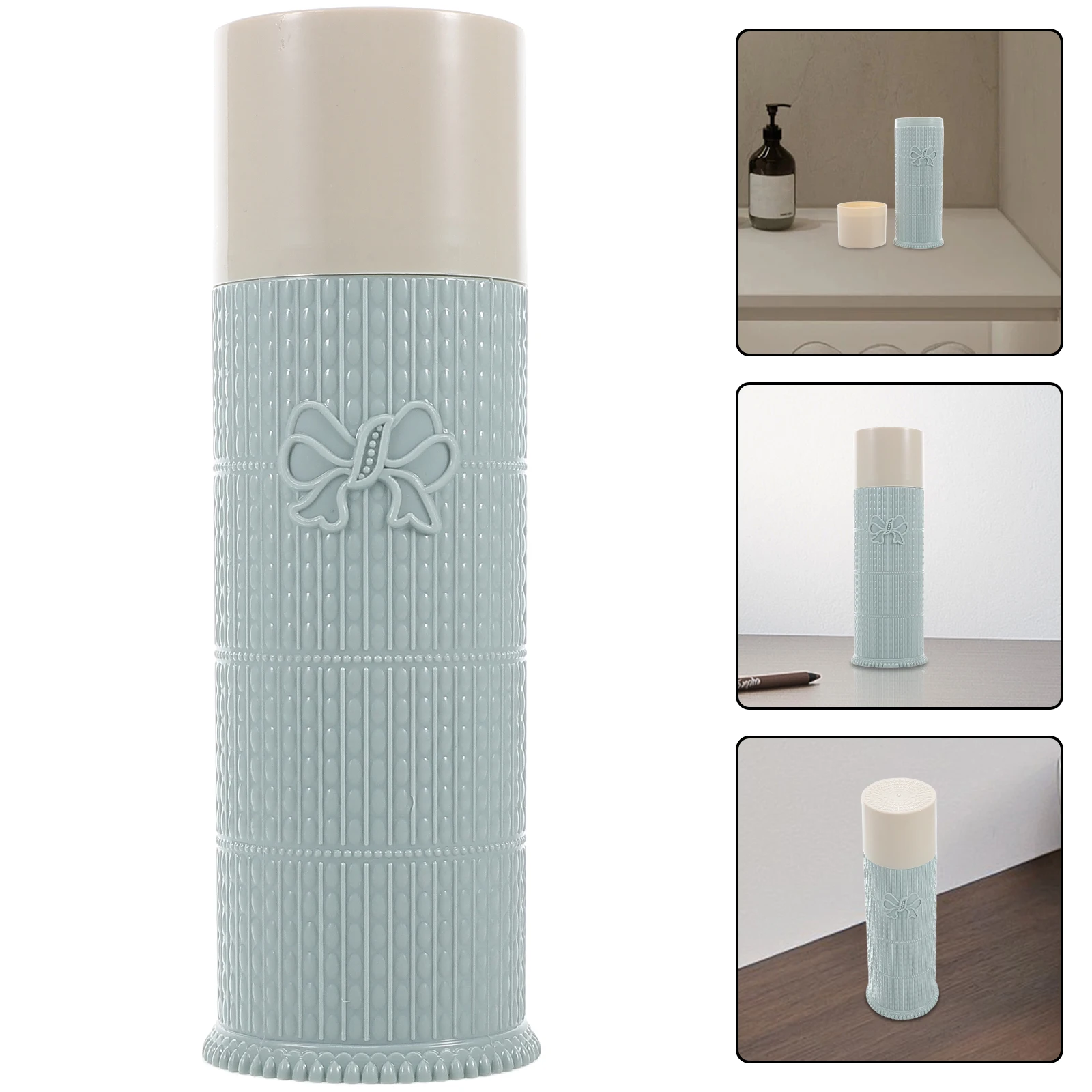 Portable Travel Toothbrush Case with Covers for Bathroom Organizer Plastic Storage Box Container Cap Daily for Camping