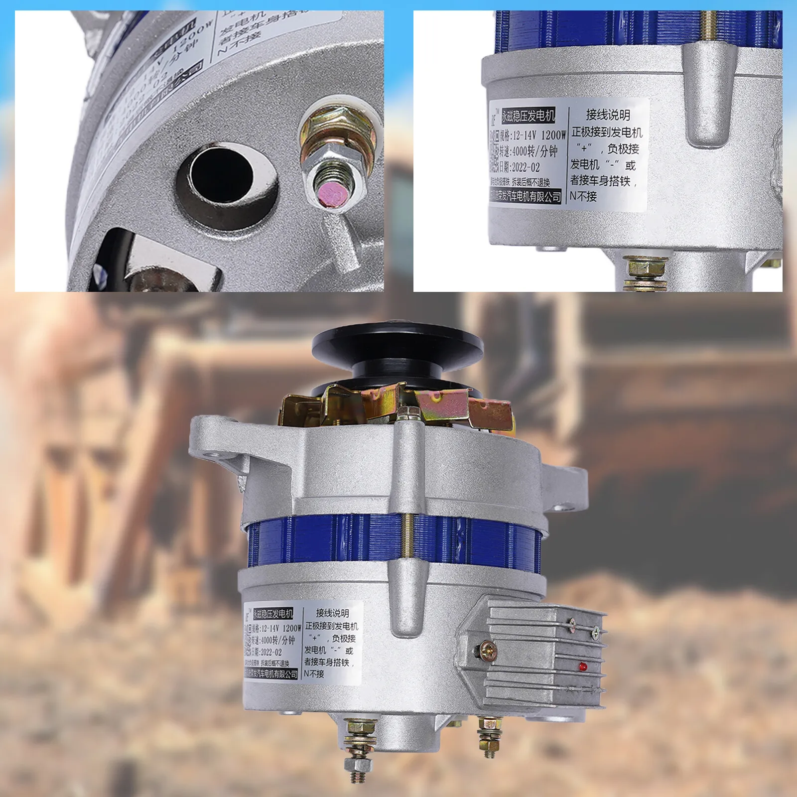 

Low Rpm Copper Permanent Magnet Alternator Synchronous Generator Alternator 12V