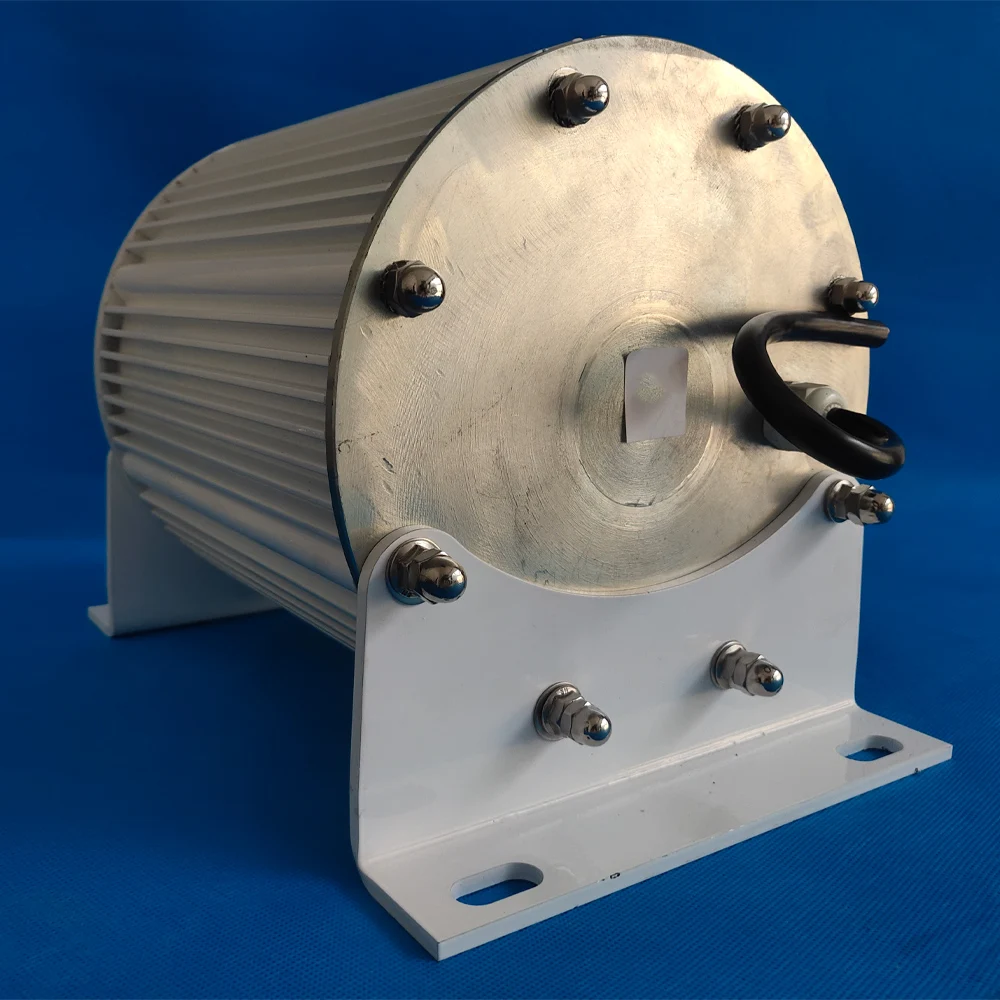 Imagem -04 - Turbina de Terras Raras com Base 48v380v Low Rpm Alternator Ímã Permanente 10kw 15kw 20kw Gerador Elétrico Fábrica