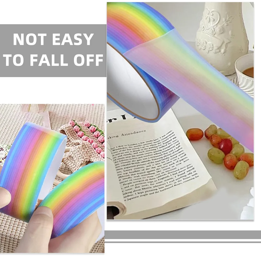 DIY الحرف 4 لفات الملونة لزجة الكرة الشريط ذاتية اللصق الألوان الزاهية التصاق دائم تصميم المحمولة للمشروعات الإبداعية #5