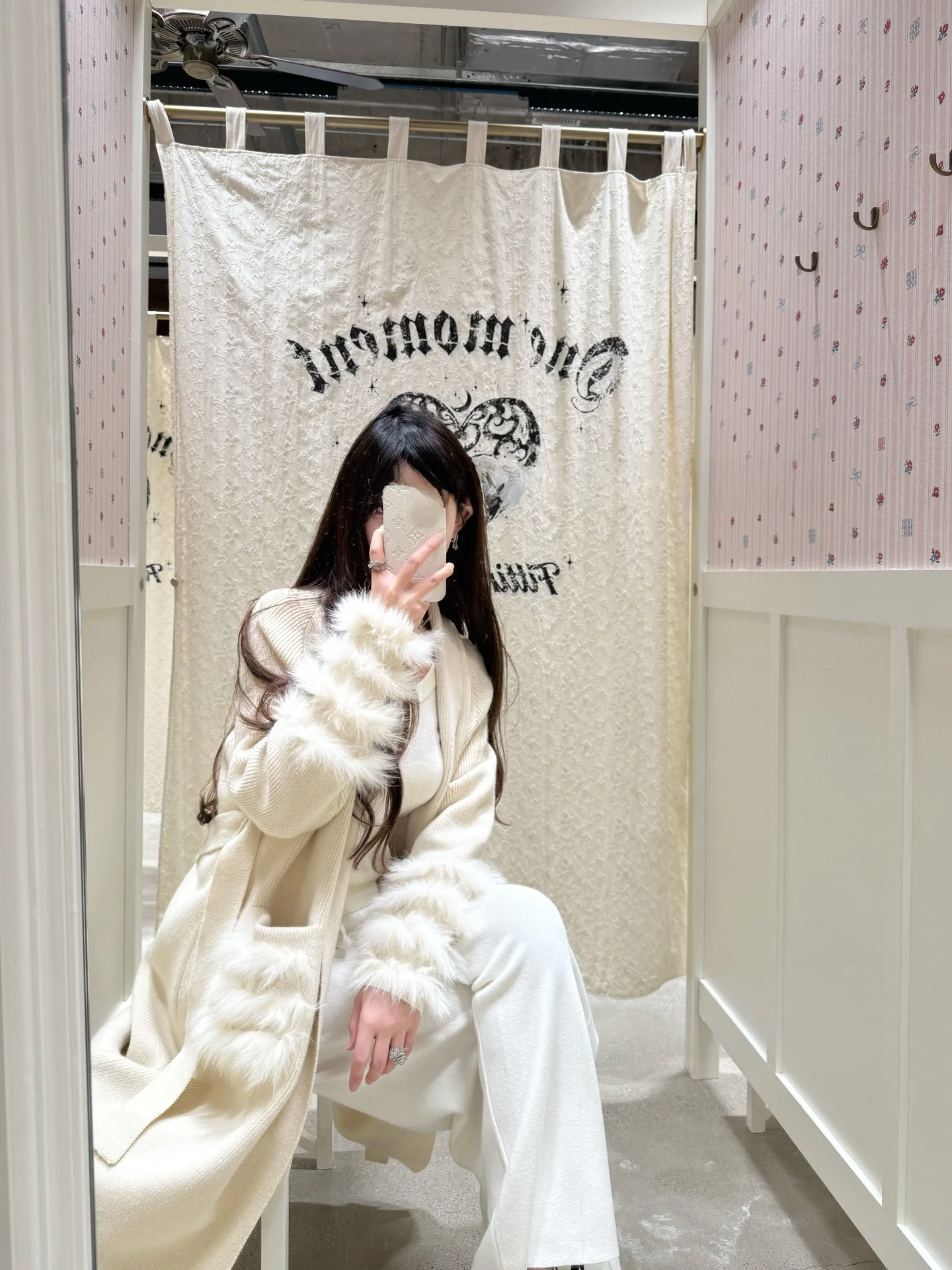 

M900 Women's Knitted Sve Coat Waist-Cinching Open Cardigan Sle Autumn Winter Faionable Casual Fur Cuff