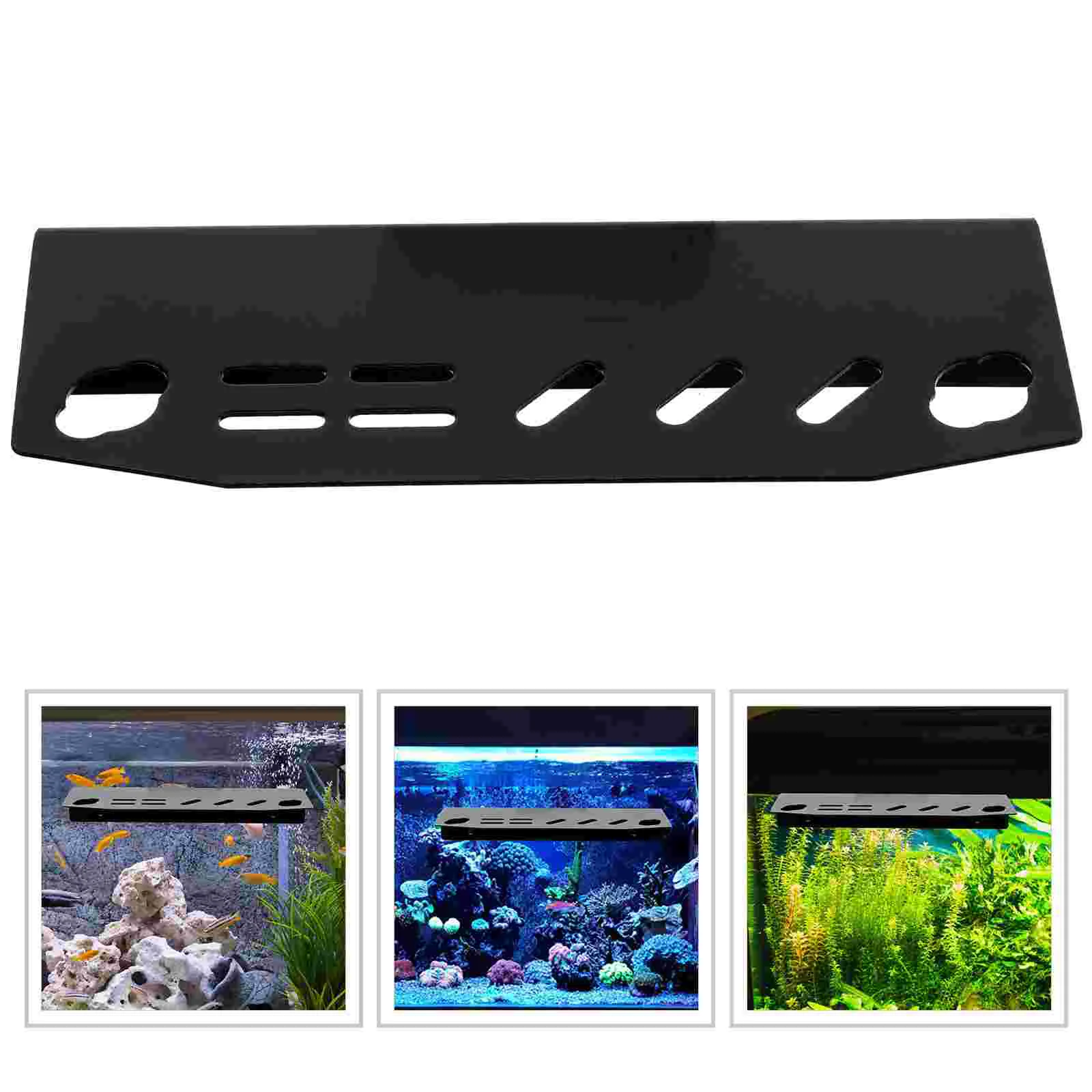 

Tweezers Water Plant Clipping Rack Tool Holder Tank Aquarium Organizer Black Fish