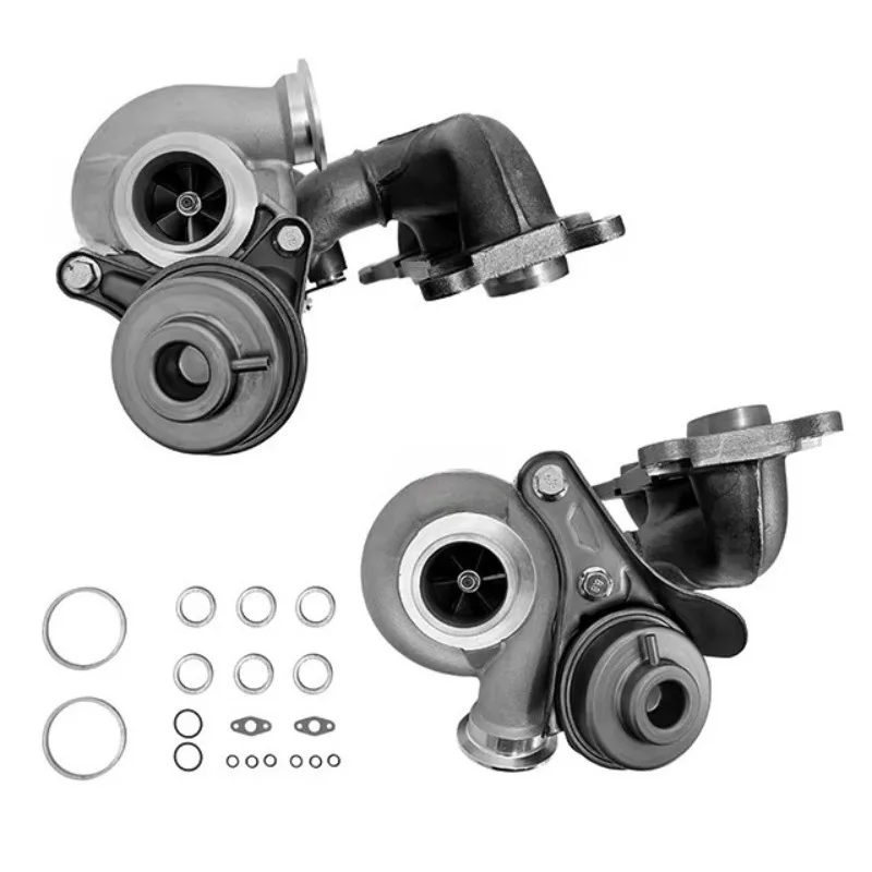 BiTurbo 49131-07010 11654564710 Turbocharger CHRA Fit for BMW 335i 135i N54 3.0L 6 Cylinders