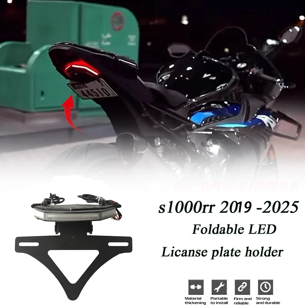 

NEW For BMW S1000RR S1000 RR 2020-2025 S1000R 2024 Motorcycle Integrated License Plate LED Lights Turn Signal Light