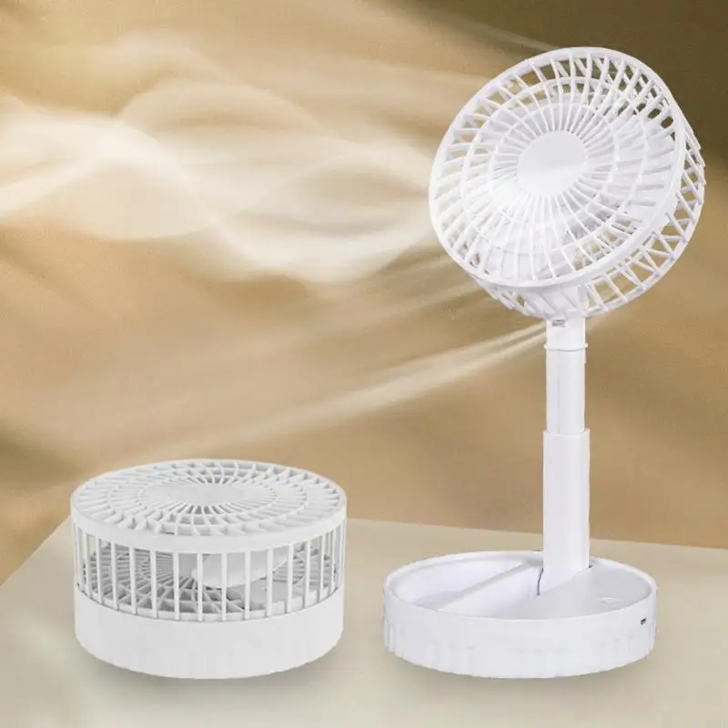 

Регулируемый складной настольный вентилятор USB Rechargeable 2400MAH Батарея портативная N58D