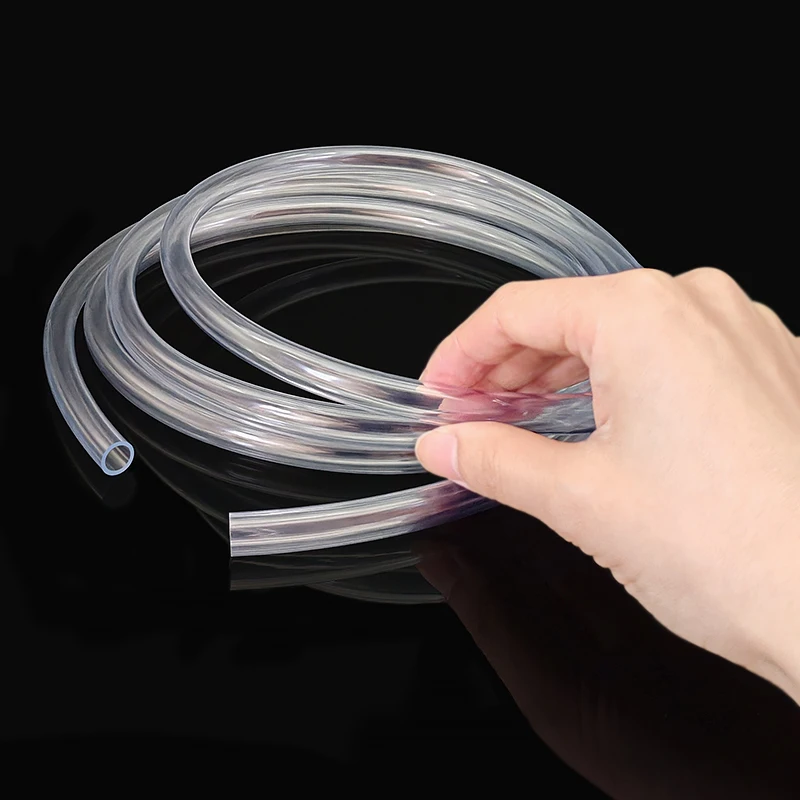 

2 3 4 5 6 8 10 20 25 32mm Transparent PVC Water Hose Flexible Tube Anti-Tearing Anti-Kink for Garden Irrigation Aquarium Tubing