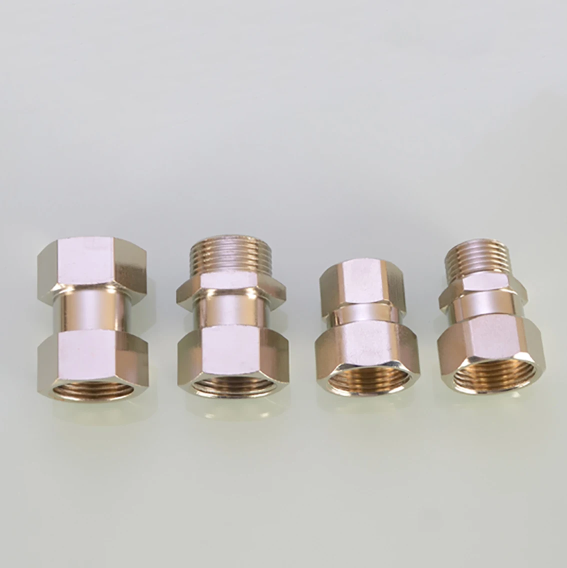 Copper Pipe Fitting 3/4'' Female Male Thread Straight/Elbow/3-way Brass Connector Union to 1/2'' Reducing Joint  Accessories