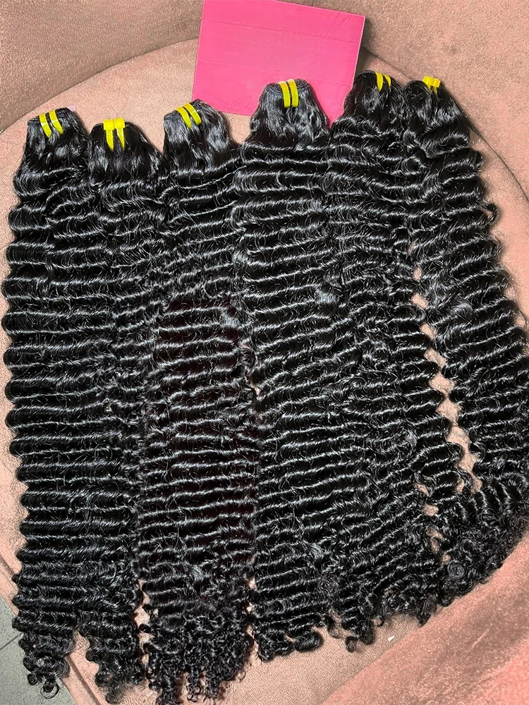 

28, 30, 32-дюймовые прямые пучки человеческих волос Skily, 100% индийские необработанные пучки волос, оригинальные двойные утки, девственные волосы, плетение