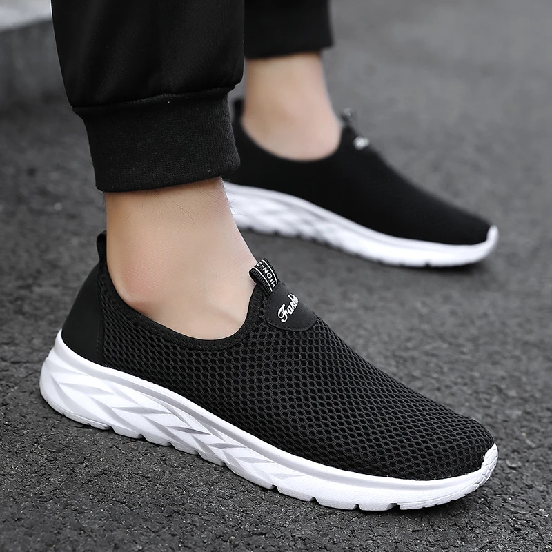 MAEDEF Summer Men Sport Shoes Lightweight Mesh Sneakers Fashion Casual Walking Shoes 2024 High Quality Breathable Mens Footwear