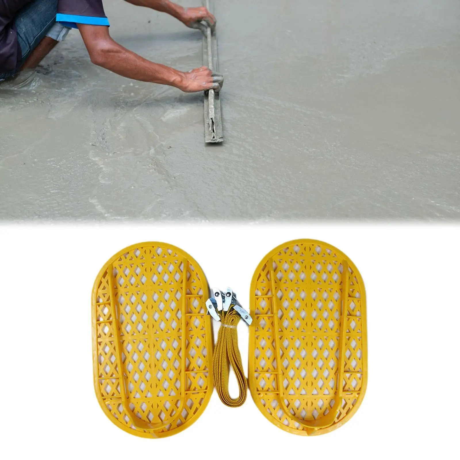 

Concrete Cement Maltal Finishing Shoe for Work Professional Plastering Portable Road Construction Multipurpose Leave No Mark